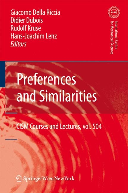 Preferences and Similarities - 