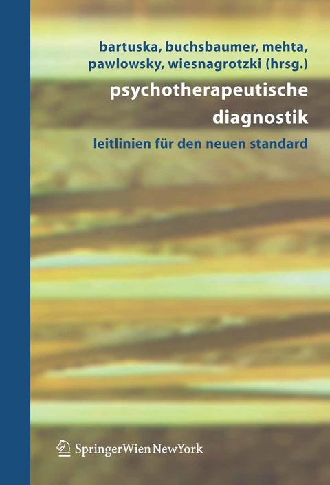 Psychotherapeutische Diagnostik - 