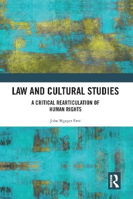 Law and Cultural Studies - John Erni