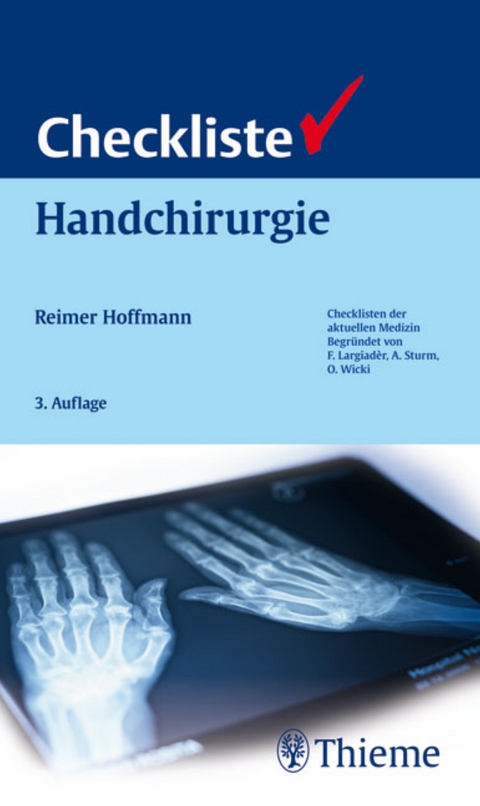 Checkliste Handchirurgie - Reimer Hoffmann