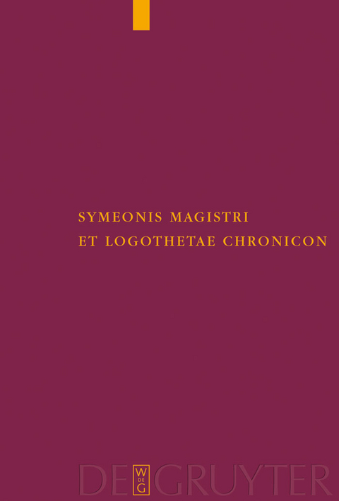 Symeonis Magistri et Logothetae Chronicon - 