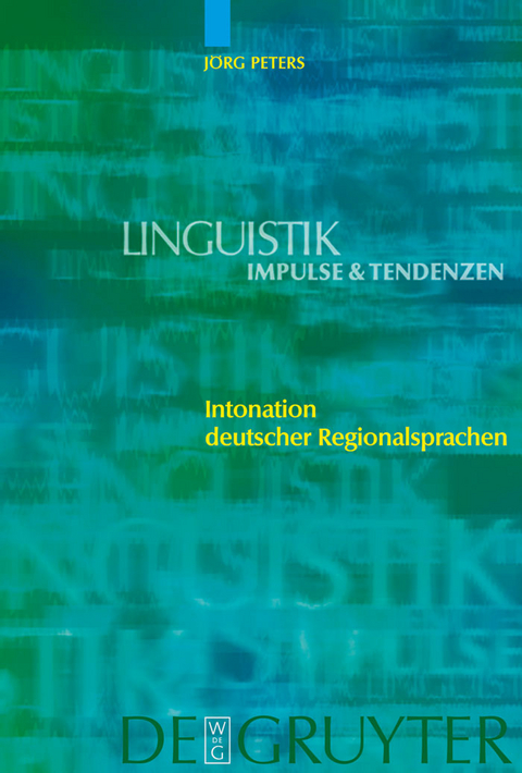 Intonation deutscher Regionalsprachen - Jörg Peters