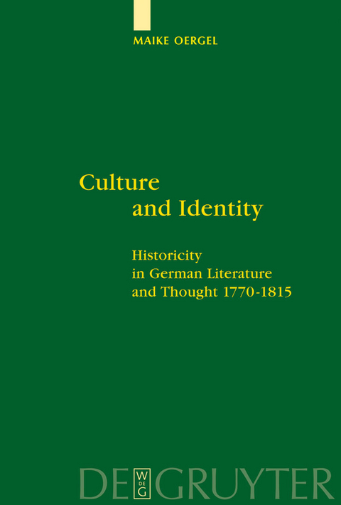 Culture and Identity - Maike Oergel