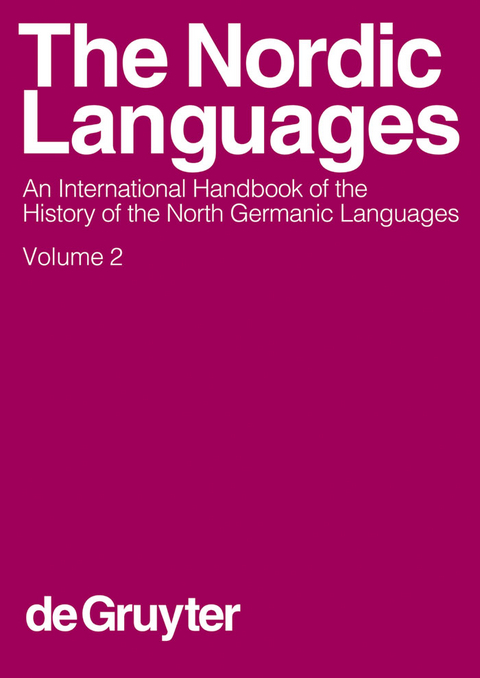 The Nordic Languages. Volume 2 - 