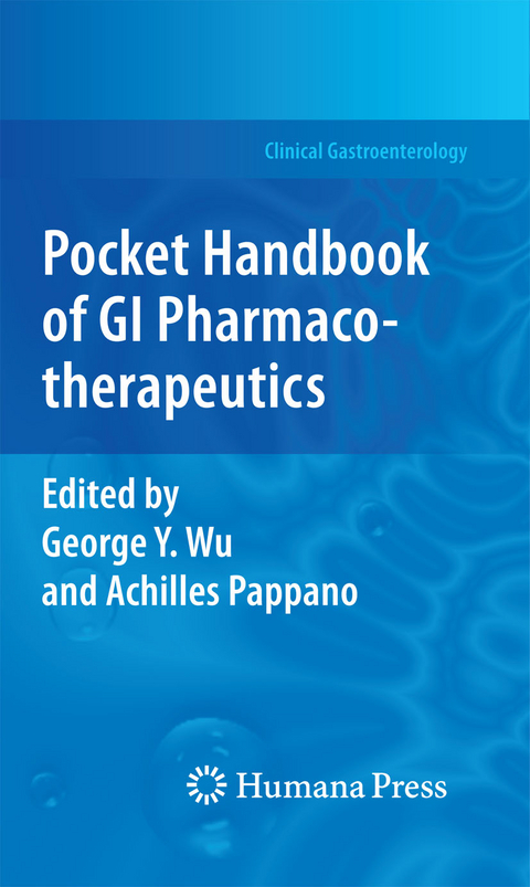 Pocket Handbook of GI Pharmacotherapeutics - 