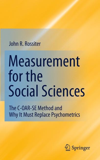 Measurement for the Social Sciences - John R. Rossiter