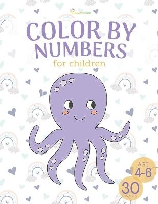 COLOR BY NUMBERS for Children 4-6 - Verlag Allefarben