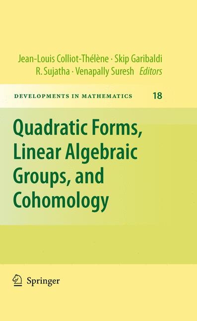 Quadratic Forms, Linear Algebraic Groups, and Cohomology - 