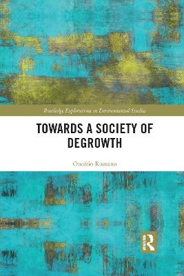 Towards a Society of Degrowth - Onofrio Romano