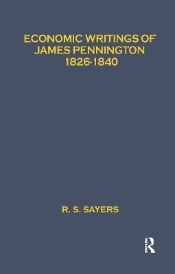 Econ Writ James Pennington Lse - R. S. Sayers