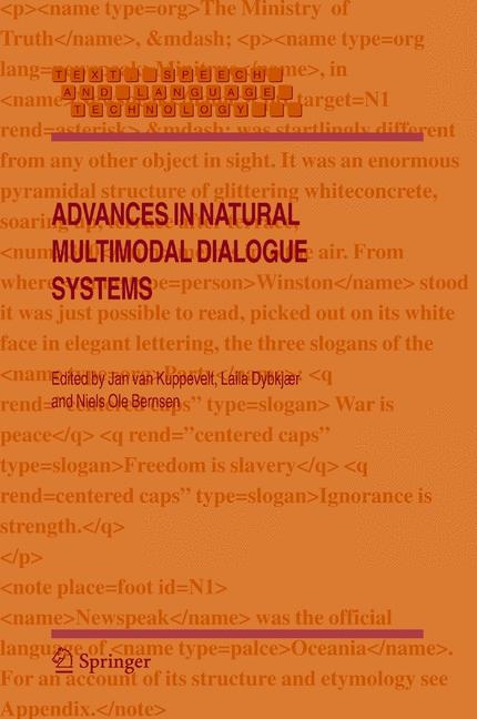 Advances in Natural Multimodal Dialogue Systems - 