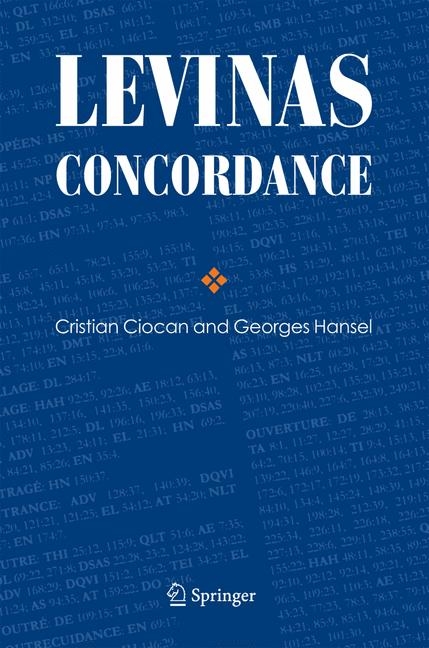 Levinas Concordance - Cristian Ciocan, Georges Hansel