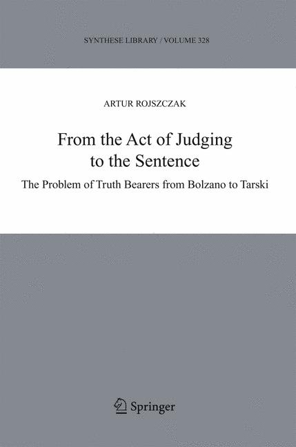From the Act of Judging to the Sentence - Artur Rojszczak