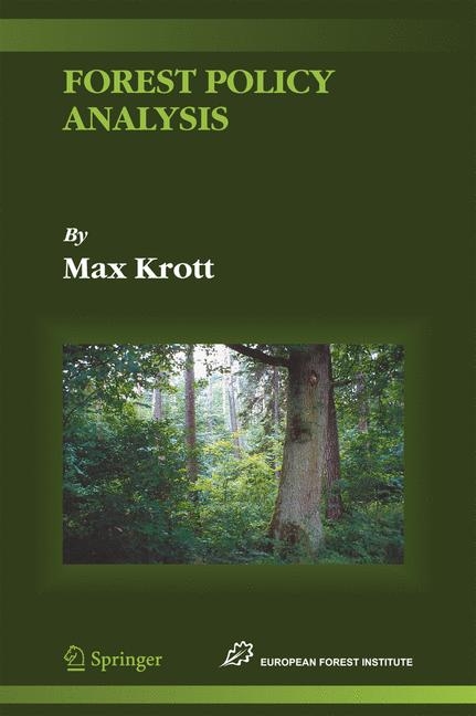 Forest Policy Analysis - Max Krott