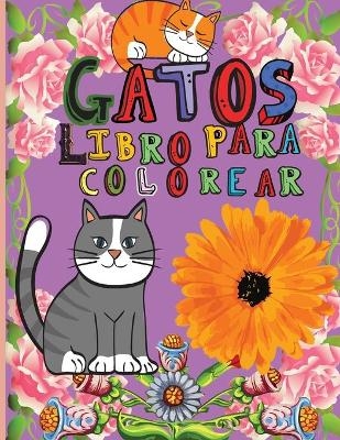 Gatos Libro Para Colorear - Roz Jeffson