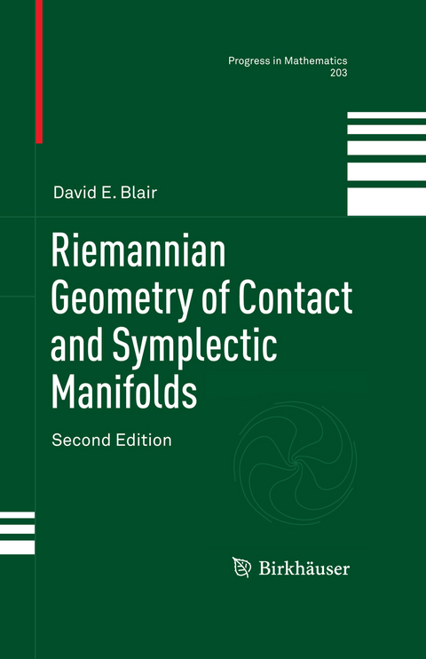 Riemannian Geometry of Contact and Symplectic Manifolds -  David E. Blair