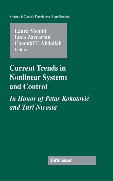 Current Trends in Nonlinear Systems and Control - 