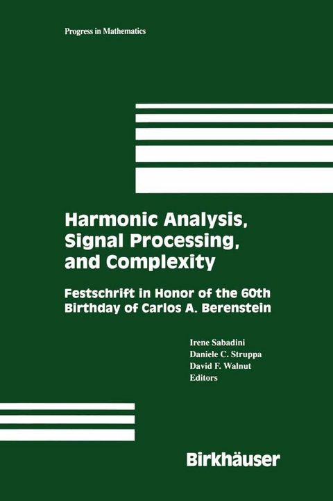 Harmonic Analysis, Signal Processing, and Complexity - 