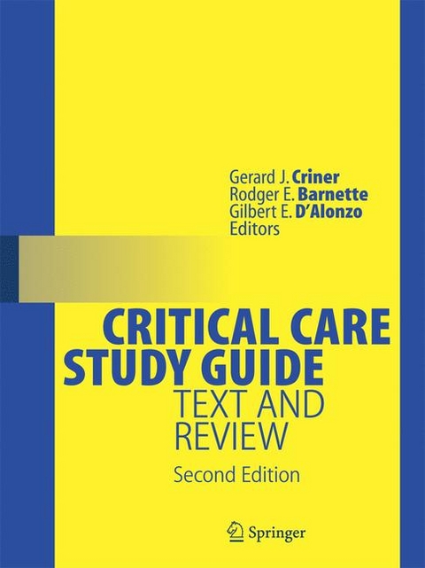 Critical Care Study Guide - 