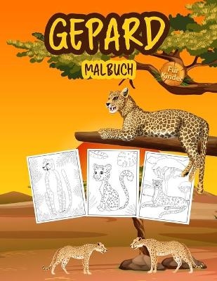 Gepard Malbuch f�r Kinder -  KkarlaDE