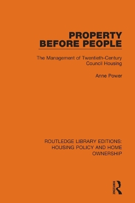 Property Before People - Anne Power