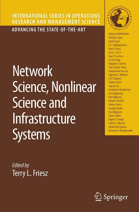 Network Science, Nonlinear Science and Infrastructure Systems - 