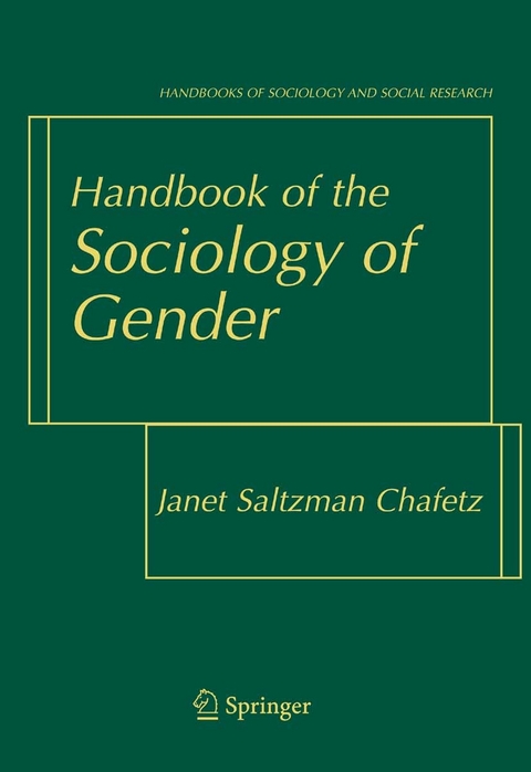 Handbook of the Sociology of Gender - 