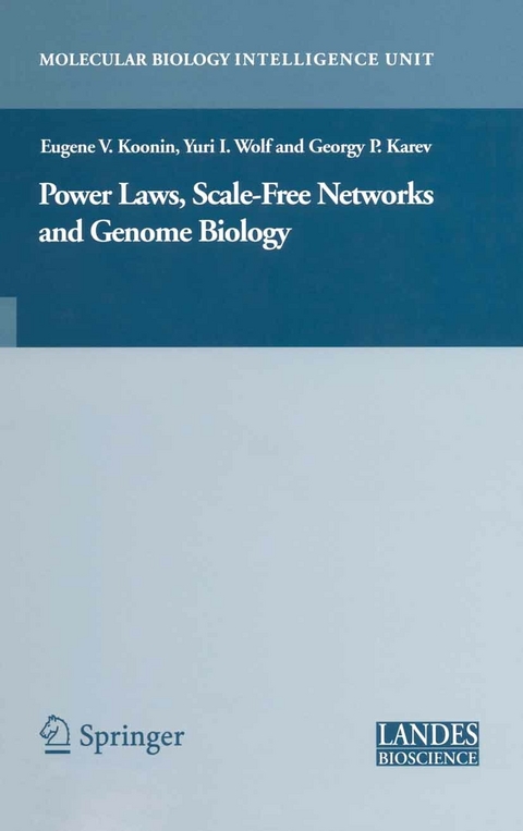 Power Laws, Scale-Free Networks and Genome Biology - 