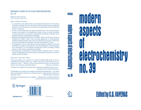 Modern Aspects of Electrochemistry 39 - 
