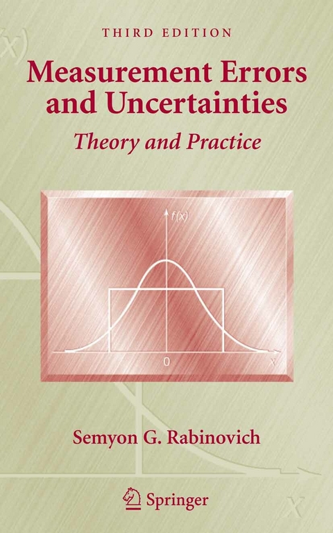 Measurement Errors and Uncertainties -  Semyon G. Rabinovich