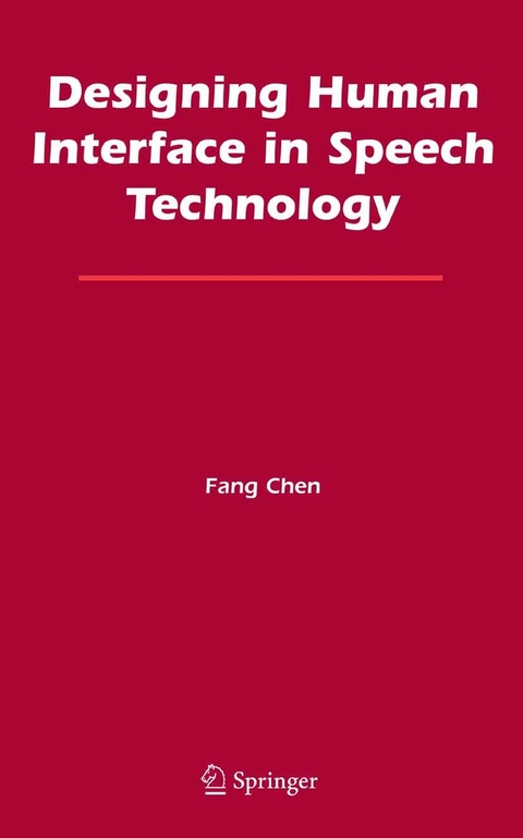 Designing Human Interface in Speech Technology -  Fang Chen