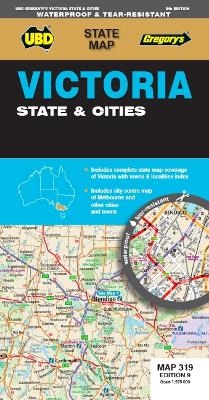 Victoria State & Cities Map 319 9th ed (waterproof) -  UBD Gregory's