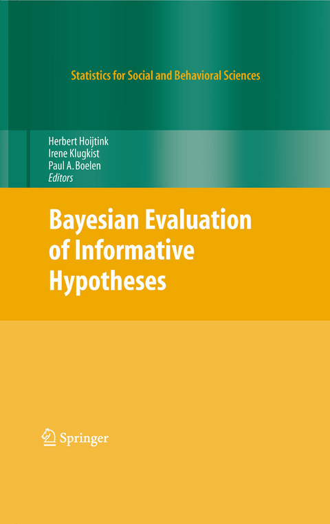 Bayesian Evaluation of Informative Hypotheses - 