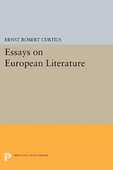 Essays on European Literature -  Ernst Robert Curtius