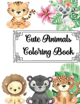 Cute Animals Coloring Book - Thelma Madron