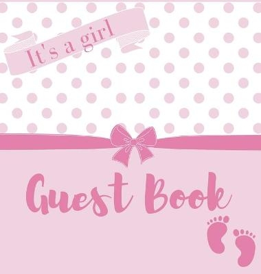 It's a girl, baby shower guest book (Hardback) - Lulu and Bell