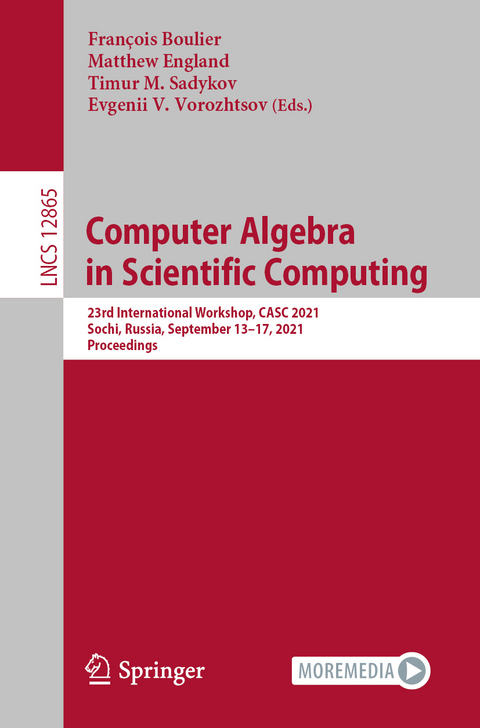 Computer Algebra in Scientific Computing - 