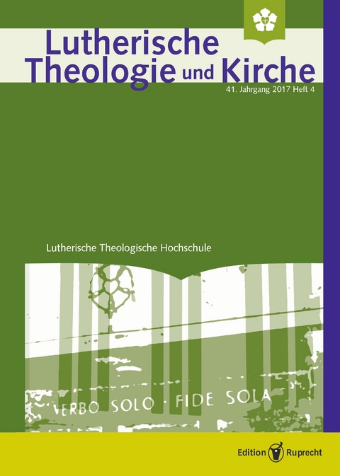 Lutherische Theologie und Kirche - 4/2017 - Einzelkapitel - Zur Frage der Ordination von Frauen -  Michael Pietrusky