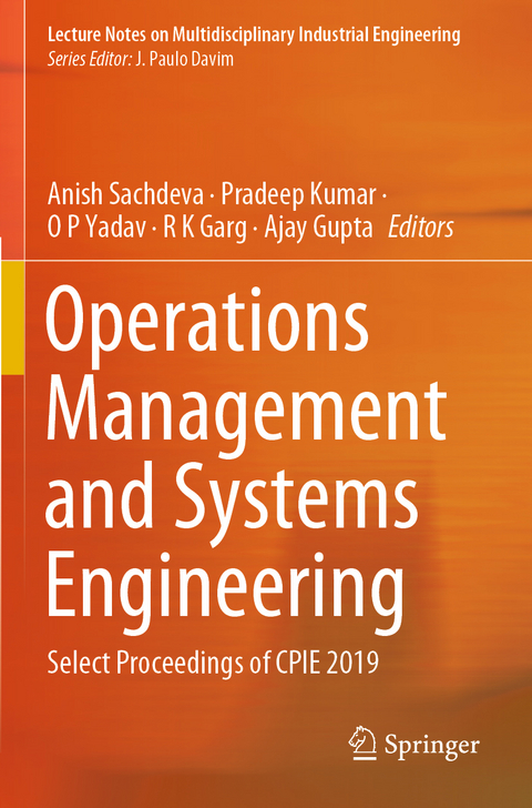 Operations Management and Systems Engineering - 