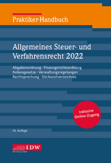 Praktiker-Handbuch Allgemeines Steuer-und Verfahrensrecht 2022 - 