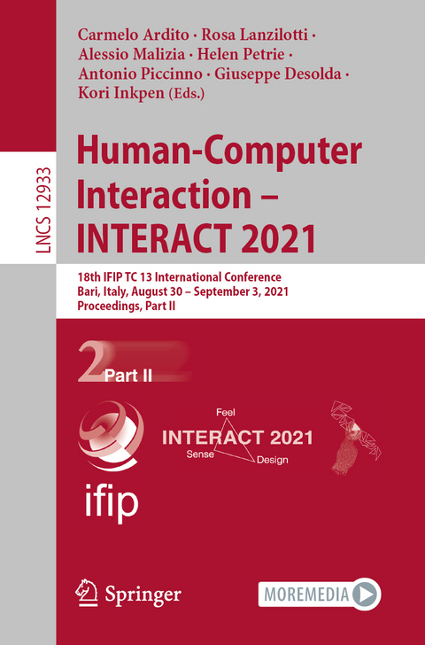 Human-Computer Interaction – INTERACT 2021 - 