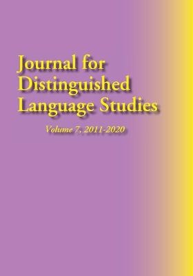 Journal for Distinguished Language Studies, Vol. 7, 2011-2020 - 