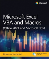 Microsoft Excel VBA and Macros (Office 2021 and Microsoft 365) - Jelen, Bill; Syrstad, Tracy
