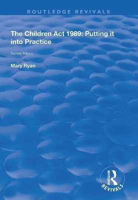 The Children Act 1989 - Mary Ryan