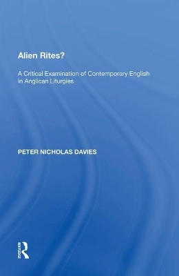 Alien Rites? - Peter Nicholas Davies