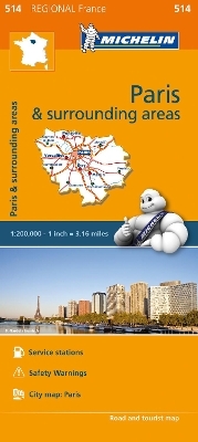 Ile-de-France - Michelin Regional Map 514