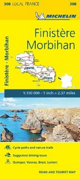 Finistere, Morbihan - Michelin Local Map 308 - Michelin