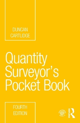 Quantity Surveyor's Pocket Book - Duncan Cartlidge