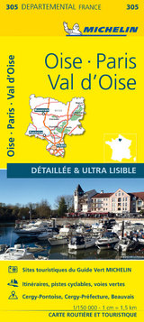 Oise, Paris, Val-d'Oise - Michelin Local Map 305 - Michelin