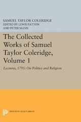 Collected Works of Samuel Taylor Coleridge, Volume 1 -  Samuel Taylor Coleridge